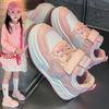 2025 Autumn Korean Style Girls' Heart Low-Top Canvas Sneakers for Children