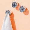 Gureide Japanese Style Punch-Free Towel Clip Hanger Set