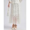 Skirt Women Knitting Lace Long Solid Hollow Out Sexy Hollow Summer Style Loose Basic