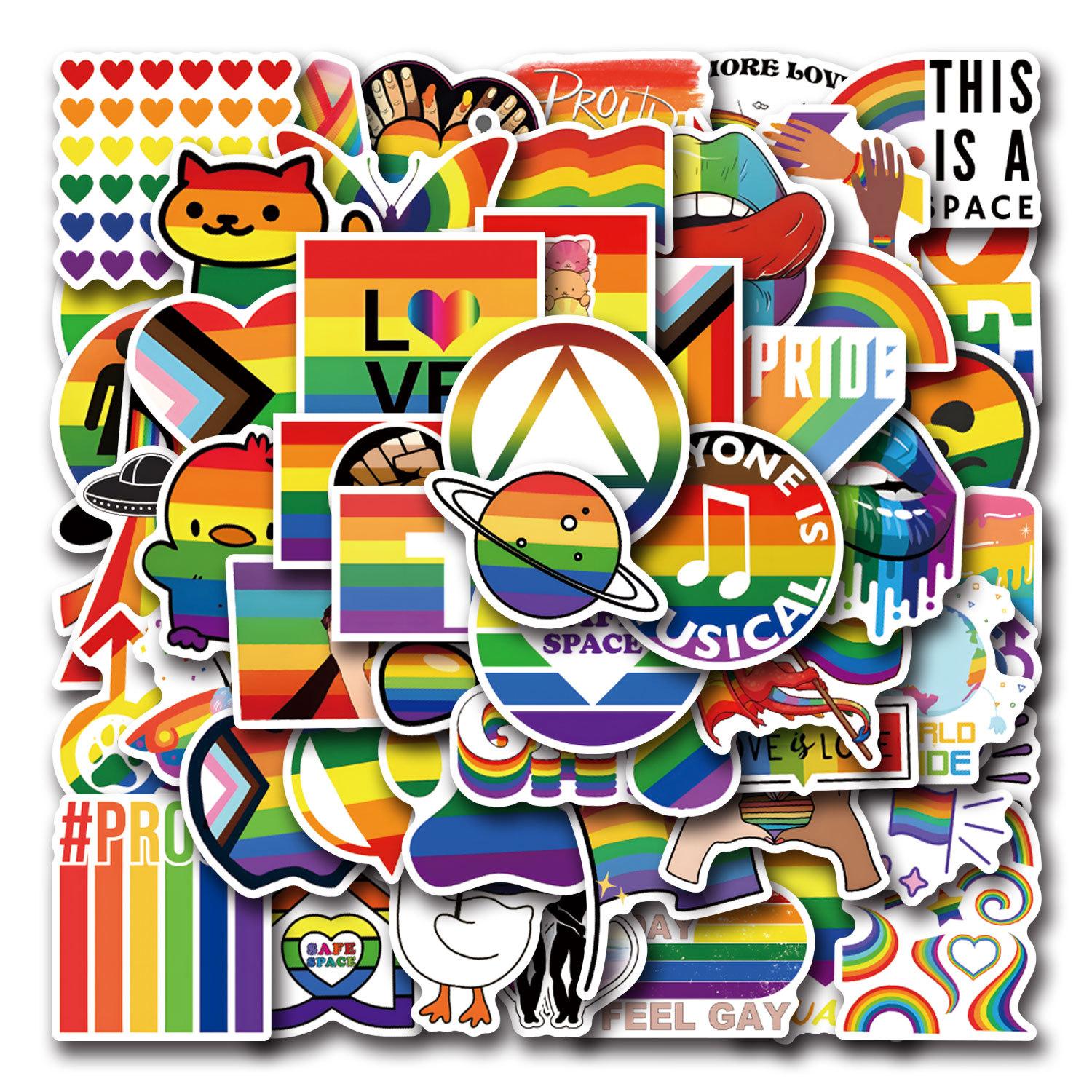 

50/100 Graffiti Stickers Decorate Suitcase Refrigerator Skateboard DIY Personality Stickers