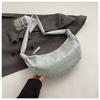 Soft Leather Shoulder Bag Crescent Armpit Bag New Horn Dumpling Bag Large Capacity Minimalist Lazy Wind Messenger Bag