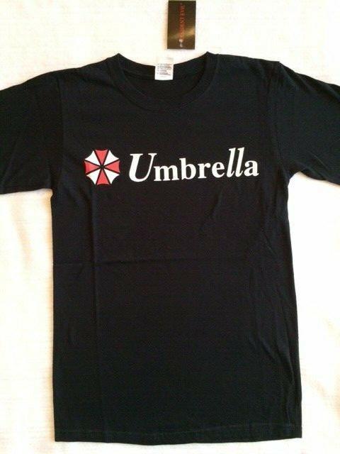 

Resident Evil Umbrella Corporation Logo Mens Black T-shirt Official New Unworn Unisex T-Shirt M