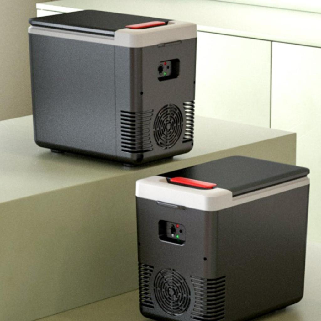 Double Power Portable Chiller and Warmer | Compact 10 L Capacity, Car Fridge, Refrigerator, for