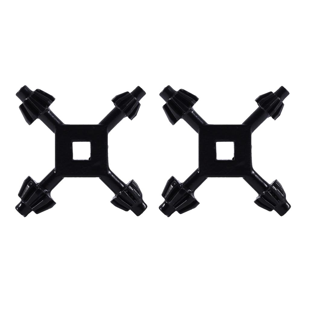2Pcs Wrench Drill Keys Four in 1 Universal Chuck