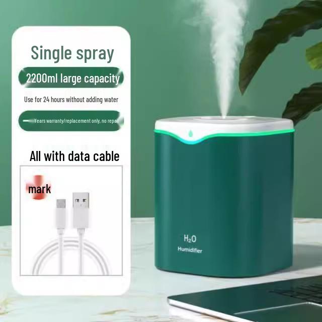 High-Capacity Double-Spray Ultrasonic Humidifier with Large Mist Output