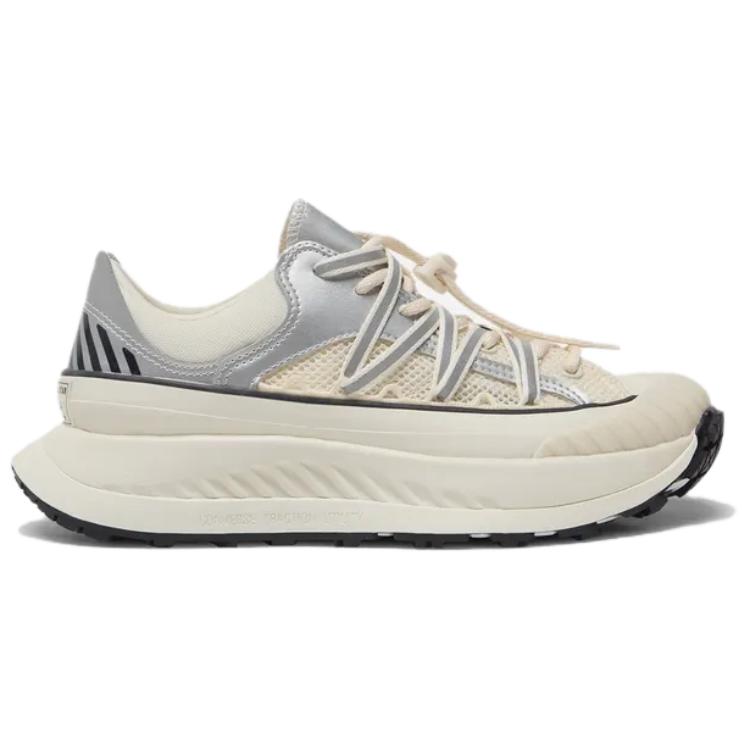 Converse Chuck 70 AT-CX Low Metallic Pack Unisex Sneakers Cream Dull-Silver Egret A15186C