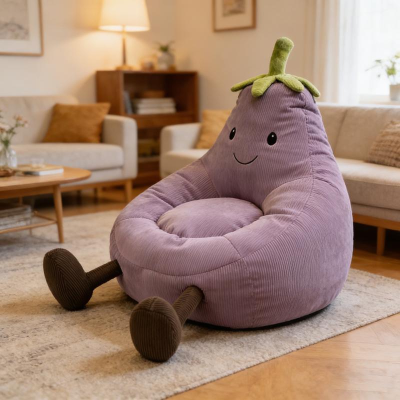 Cartoon Minimalist Modern Solid Color Bedroom Girl Lazy Sofa