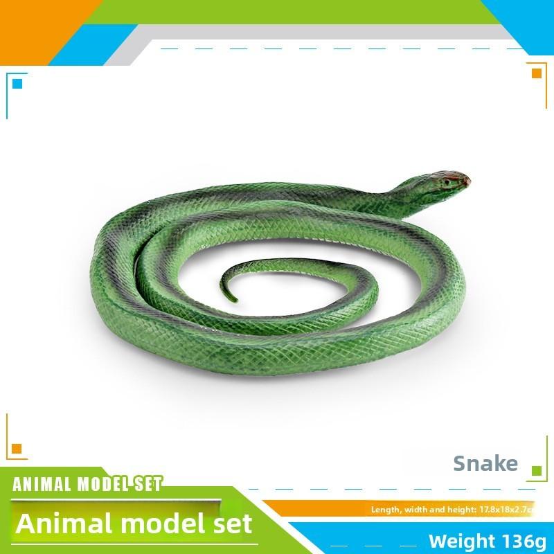 Wild Reptile Snake Model For Kids Educational Collectible Pvc Decor Toy