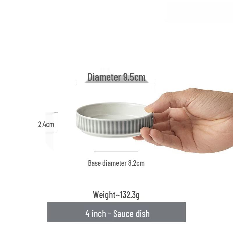 Yipan French Underglaze Ceramic Travel Dinnerware Set