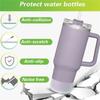 4 Pieces Silicone Boot Sleeve Protective Silicone Covers for Water Bottle Bottom