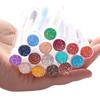 3pcs Eyelash Eyebrow Brush Mascara Wands Diamond Tube Crystal Handle Lash Applicator+