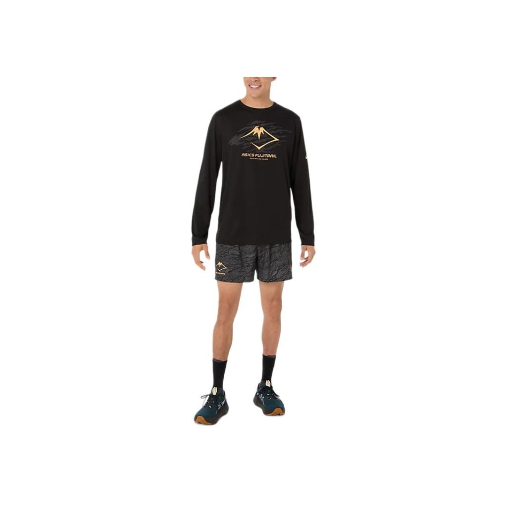 Asics Fujitrail Logo Comfortable Versatile Sports Long Sleeve T-Shirt Men Tops 2011D391-001