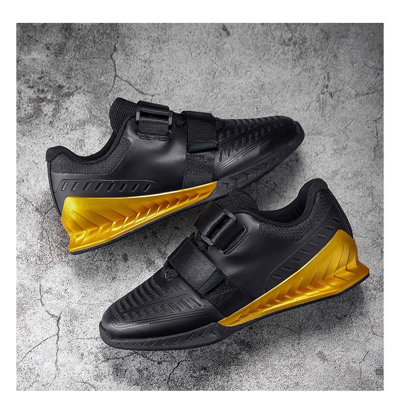 Scarpe da sollevamento pesi transfrontaliere: Scarpe da Fitness Indoor Professionali per Squat e Stacco da Terra per Powerlifting e Allenamento con Bilanciere