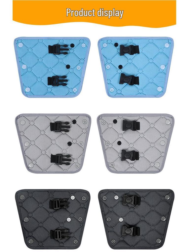 Portable Baby Car Seat and Stroller Strap Cover: Anti-Kick Shoulder Protector and Safety Belt.