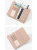 Passport neck smartphone overseas card travel snap button pastel colors case, strap, case, stylish, cute, lightweight, thin, small, women's, travel,