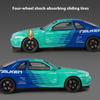 1/18 Nissan R34 GTR Oversized Collectible Ornaments  Alloy Die-cast GTR Car Model Tires Detachable DIY Racing Model Boy Gift