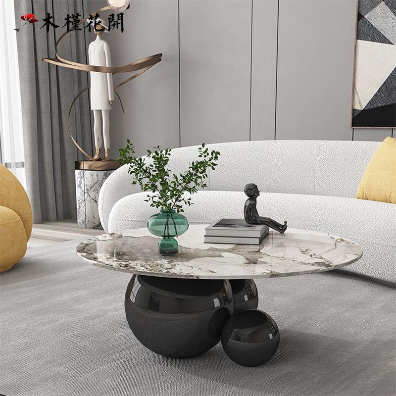 New Hot Sale Luxury Marble Stone Table Living Room End Side Home Corner Center Marble Living Room Sofa Corner Coffee Table