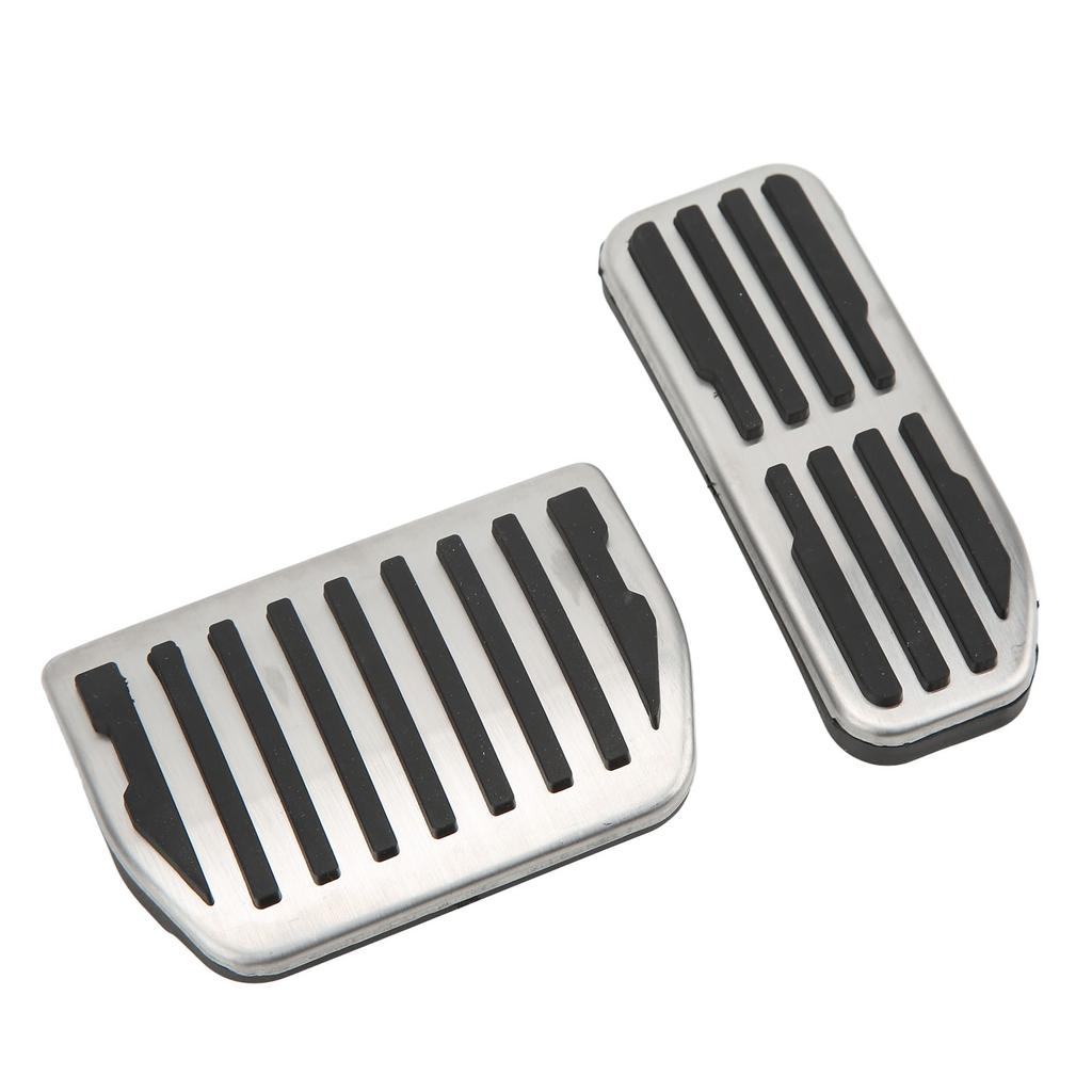 2pcs Car Accelerator Gas Brake Pedal Foot Rest Plate Cover Replacement for Jaguar XE XF FPACE