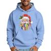 Christmas Print Loose Men's Hoodie