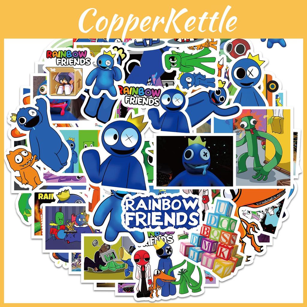 Waterproof And Reusable Roblox Rainbow Friends Stickers Set Of 60