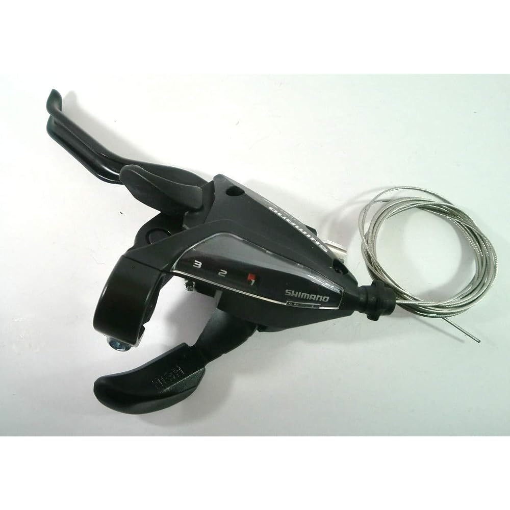 Shimano ST-EF500-8R/L Shift Lever 2-Finger 3x8 Speed Left Right Set Black
