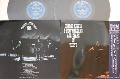 LP Record GEORGE LEWISGEORGE LEWISGEORGE LE  George Lewis  New Orleans AllStar KC3009 KING Japan Obi Jazz Used