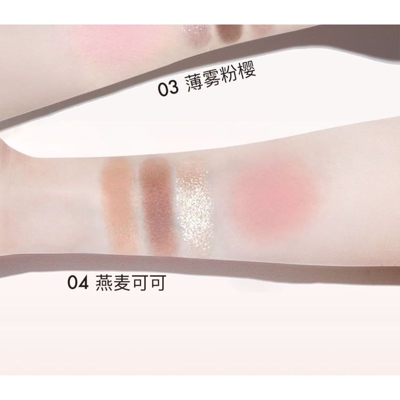 CCSHEER - Four-Color Blush & Eyeshadow Palette - 3 Types