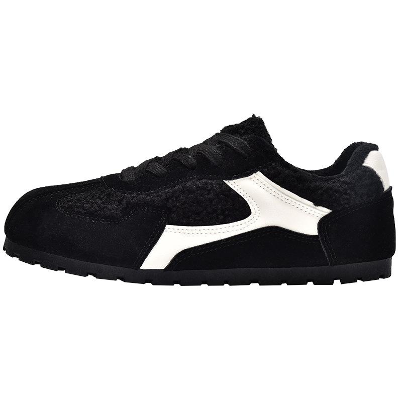 Winter new velvet casual shoes women's warm two cotton women's shoes 3136