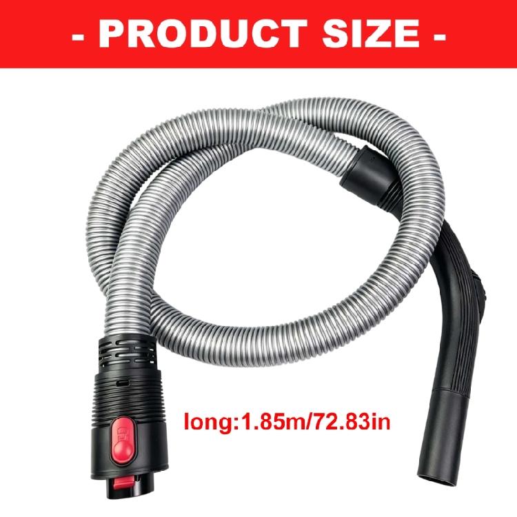 Universal Plastic Threaded Hose with Connector Vacuum Hose Replacement Accessory for D-9002 Part Improved Suction