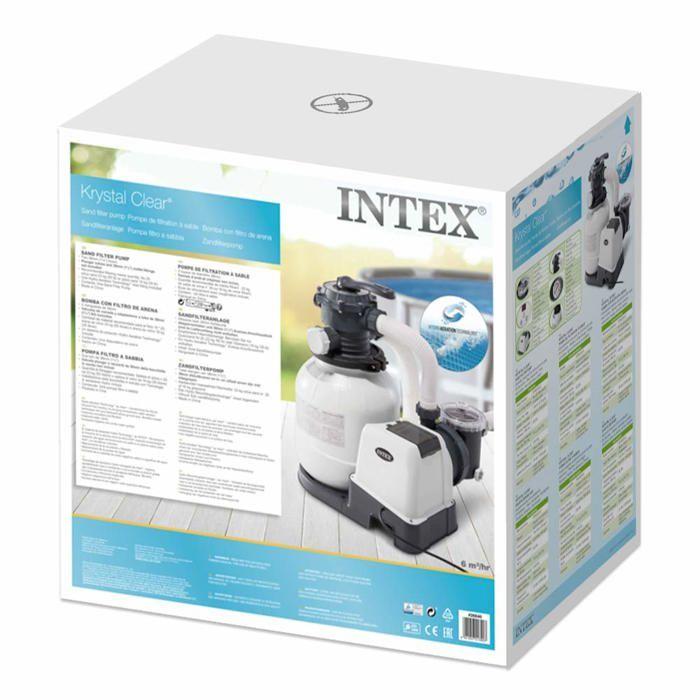Filtre à sable Intex 26646 pour piscine hors-sol - 7900 lt/hr