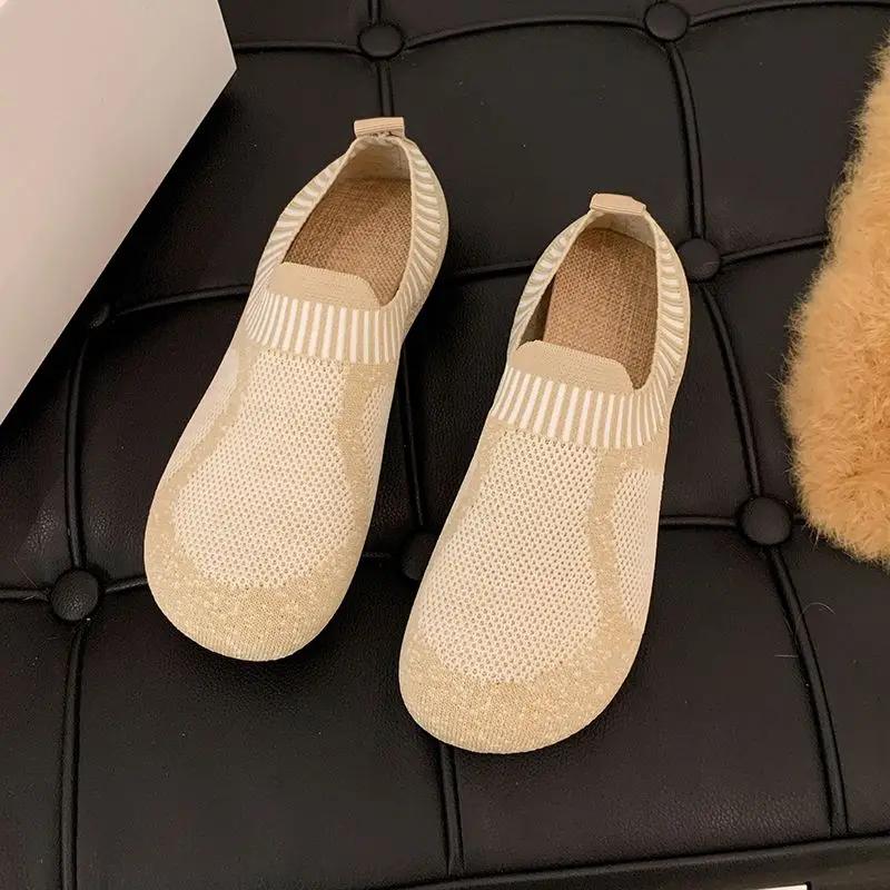Fashion Loafers Flat Women Footwear Slip On Ladies Shoes Autumn 39 A Sale Luxury Comfortable And Low Price Walking Fashion 2024 Casual