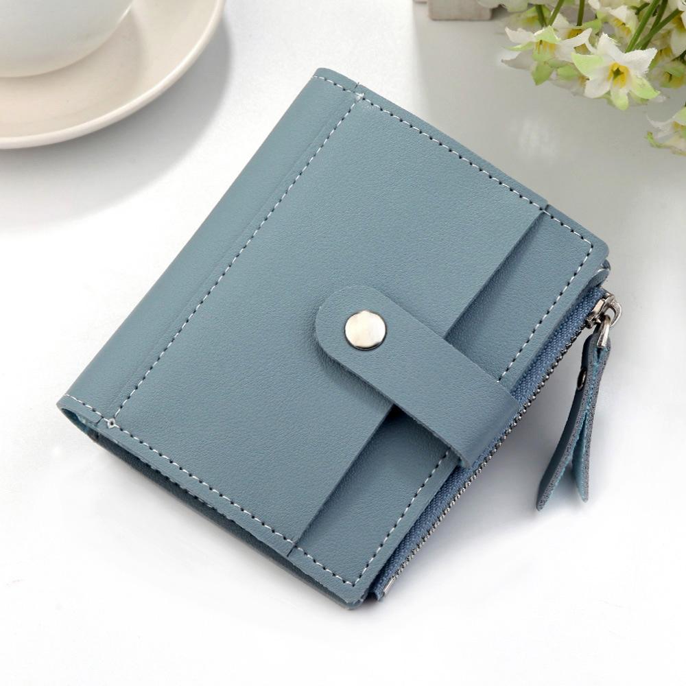 Women's Wallet Short Driver's License Wallet Korean Version Zero Wallet Women's Mini Buckle Bag