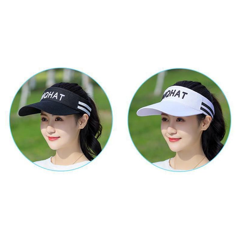 Tennis Golf Running Adjustable Casual Breathable Sun Hat Sports Visor Beach Hat Baseball Cap