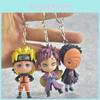 New 6pcs Naruto Pvc Figure Keychain Key Ring Toy Pendant Adorable Anime Cosplay Gift