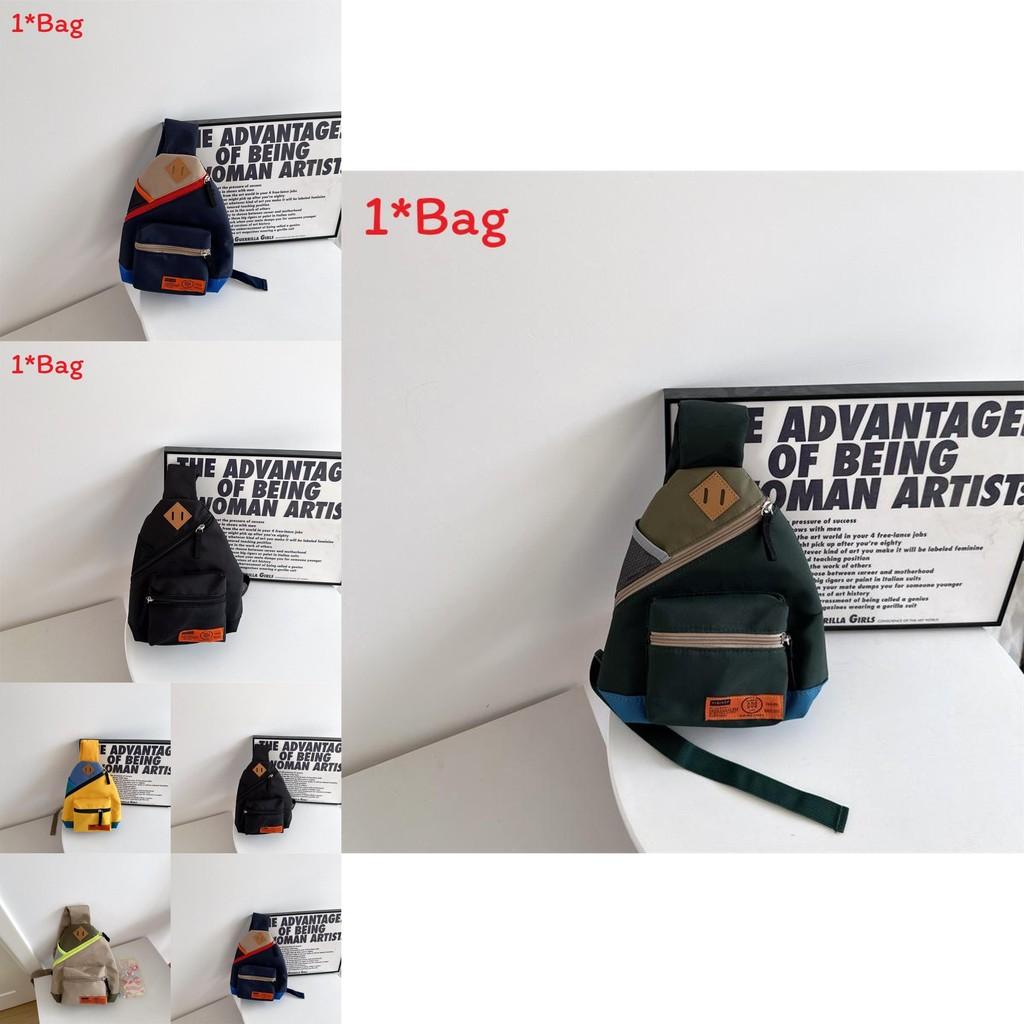 Trendy Unisex Toddler Crossbody Bag With Breathable Material For Preschool Kids