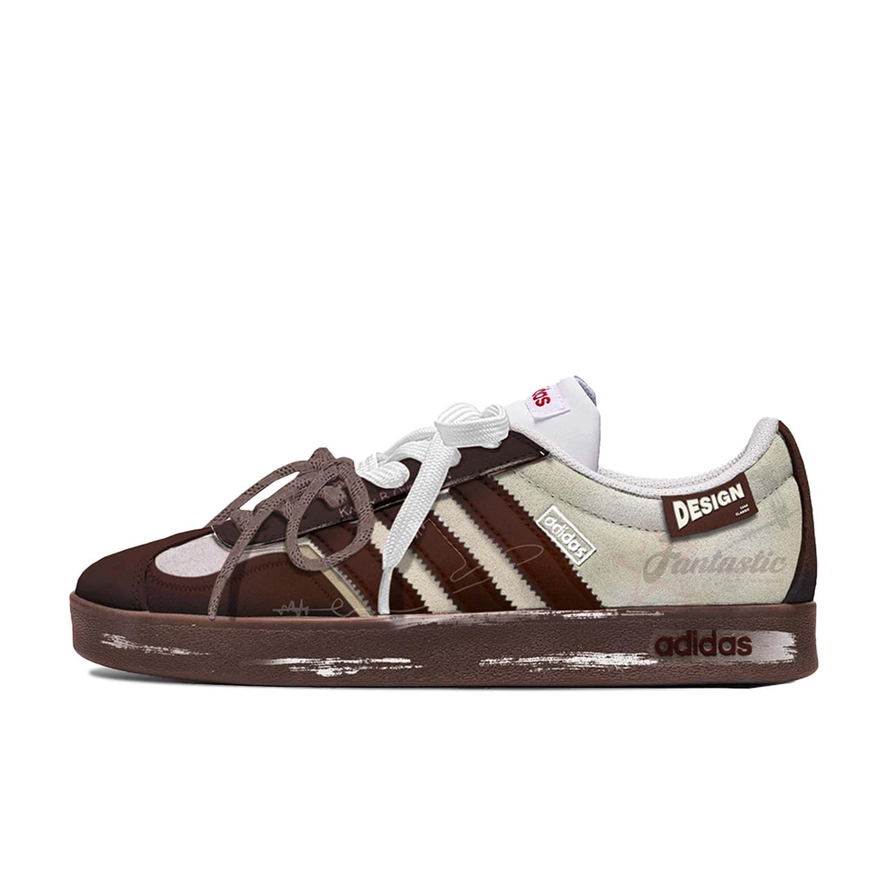 

Adidas VL COURT 2.0 Low top Skateboard Shoes Unisex Beige Brown HQ1802(TeamM-S-BOX) 39⅓