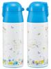 Skater 360ml Stainless Steel Mug Bottle with Insulated Water Sanrio Cinnamoroll Pastel Vivid Watercolor Floral for Bottle, Design, Pattern, Girls,