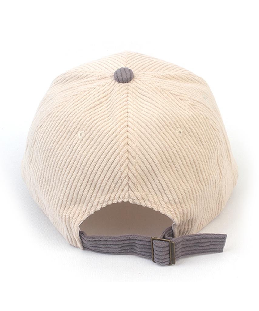 Yunibeosyeolkemiseuteuli Corduroy Ivory Gray Ballcap Corduroy Ballcap
