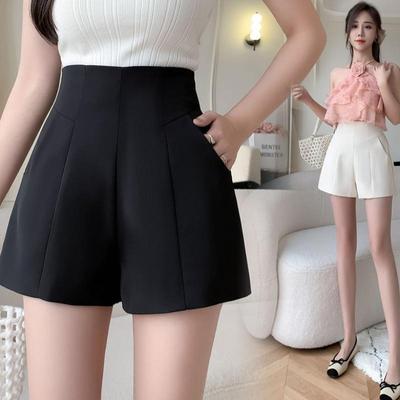 2024 Women's High Waist A-Line Shorts: Summer Casual Loose-Fit Wide Leg