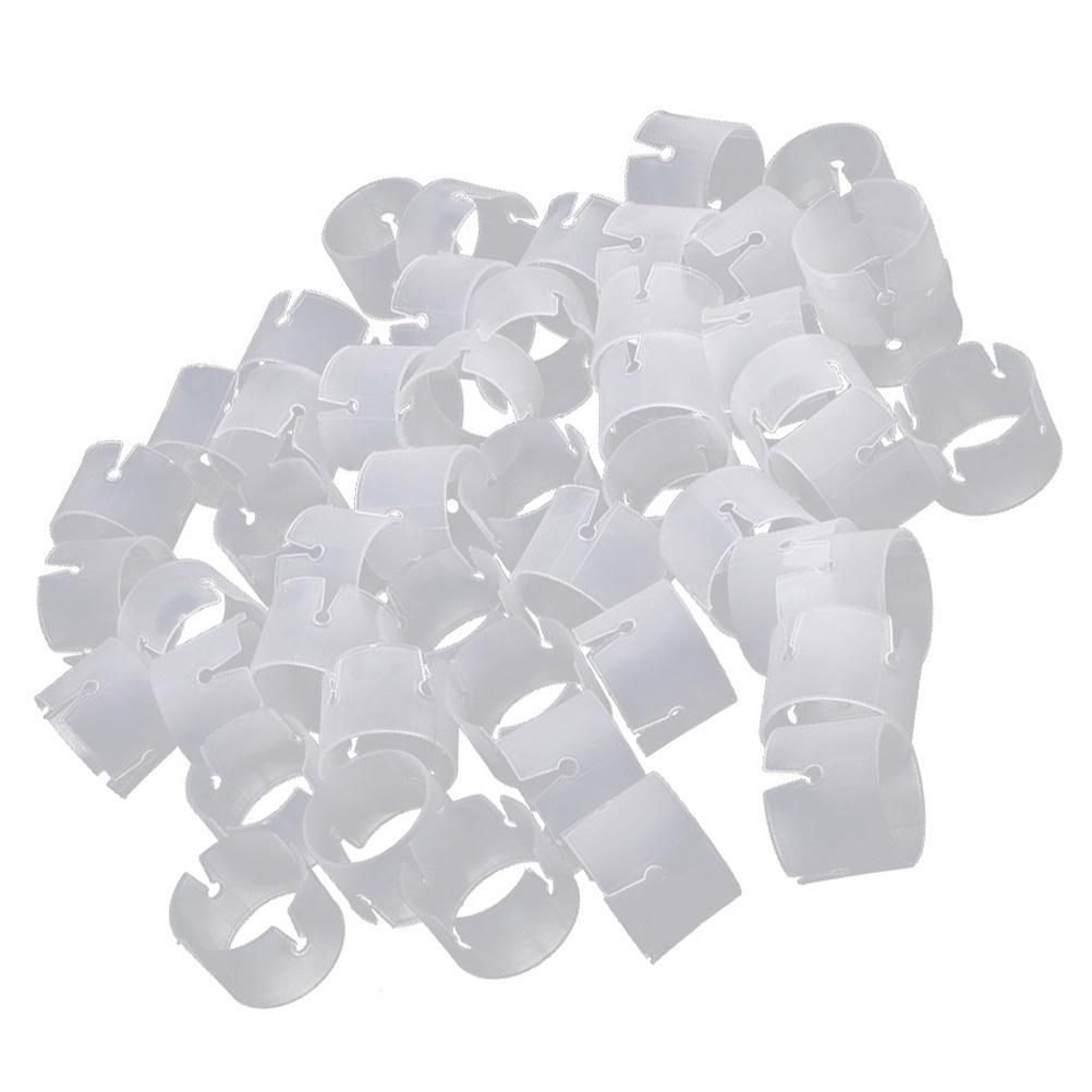 20Pcs Balloon Arch Connectors Plastic Ring Buckle for Easy Party Wedding Decoration Balloon Column Clip Fastener