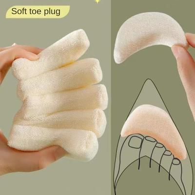 Fashion 2 Pcs Women High Heel Toe Plug Insert Shoe Front Filler Cushion Pain Relief Accessories Forefoot Pad Half Feet Insoles Wholesale