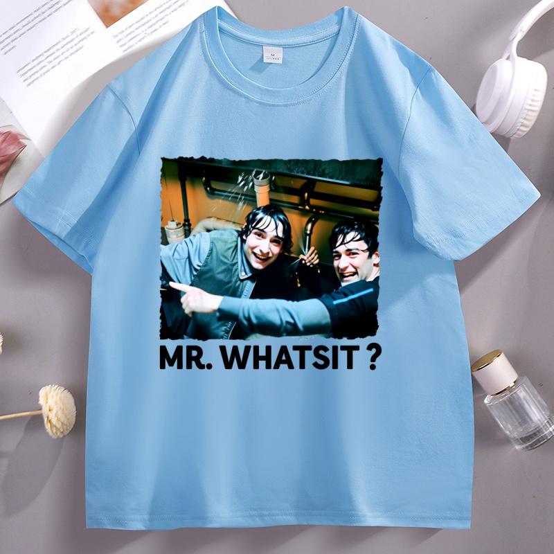 Funny Mr Whatsit TShirt Retro Cotton Short Sleeve TV Show T Shirt Trend Holiday Movie Tshirt Unisex Women Printed Tees Clothes