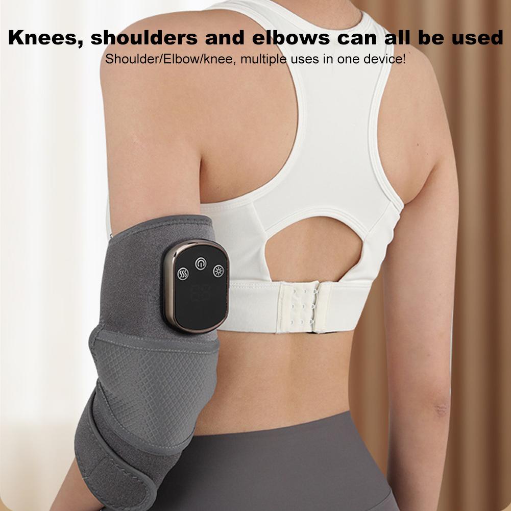 Foot Heat Massager Hot Compresses Vibration Massager Breathable Type-C Charging Foot and Ankle Joint Hot Compress Protection