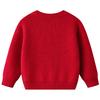 Autumn and Winter Hand-embroidered Bow Baby Base Knitted Sweater Birthday Etsy DIY Children's Sweater