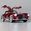 1:24 Benz 300SL Coca Cola Pepsi Cola Classic Vintage Car Alloy Diecast Model Car Front Desk Display Decoration Ornaments Holiday