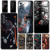 Samurai Hannya Mask Ghost Phone Case For Samsung A15 A13 A51 A71 A41 A31 A21S A03S A05 A35 A32 A55 A23 A25 A33 A53 A73 5G Cover