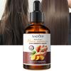 Sadoer Ginger Hair Care Solution Quickly Repair Damaged Curly Hair Moisturizes and Smooth Care Hair Care