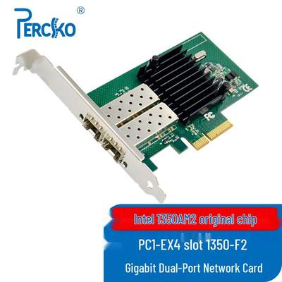 PERCKO Intel I350 Gigabit Dual SFP Glasfaser-Netzwerkkarte (CN-Version)