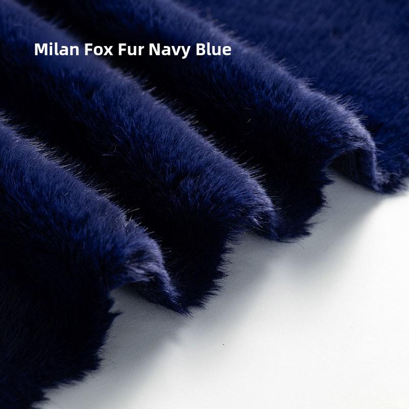 High-End Rabbit Fur Fabric Artificial Mink Fur Clothing Counter Large Coat Closet Simulation Leather Fabric DIY Handcraft