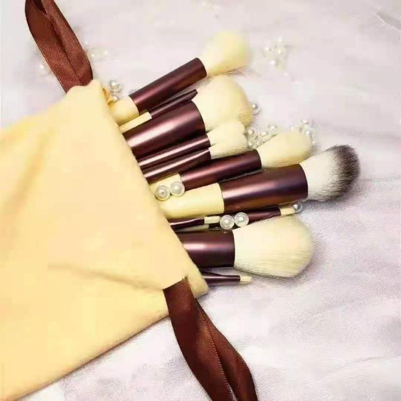 14 Pieces Soft-bristled Makeup Brush Set, Eye Shadow Powder Brush, Complete Makeup Set for Beginners